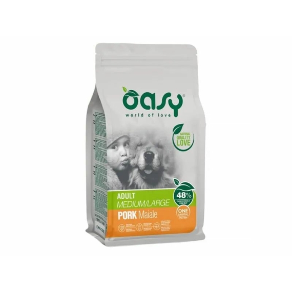 Oasy Dog OAP Adult Medium/Large Pork 2,5kg – száraz kutyatáp