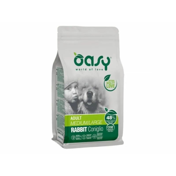Oasy Dog OAP Adult Medium/Large Rabbit 2,5kg – száraz kutyatáp