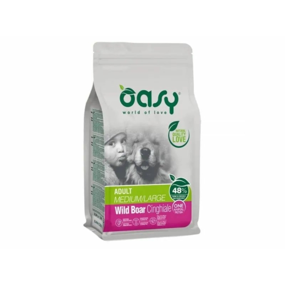 Oasy Dog OAP Adult Medium/Large Wild Boar 2,5kg – száraz kutyatáp