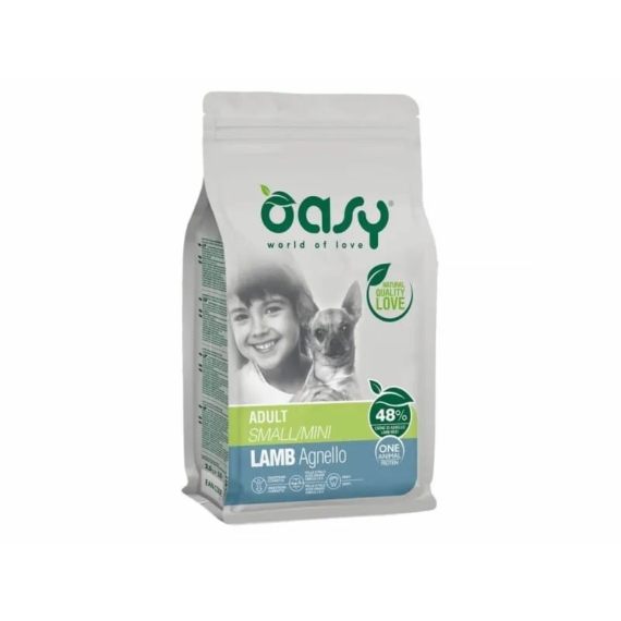 Oasy Dog OAP Adult Small/Mini Lamb 800g – száraz kutyatáp
