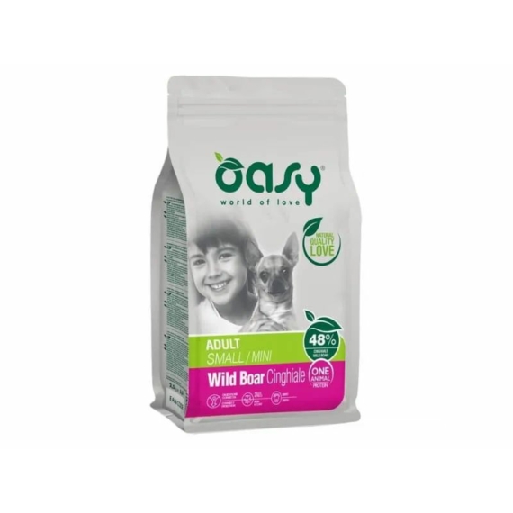 Oasy Dog OAP Adult Small/Mini Wild Boar 2,5kg – száraz kutyatáp