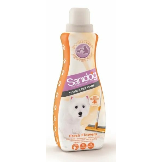 Padlótisztító Sanidog Fresh Flowers Virág Illatú 1l