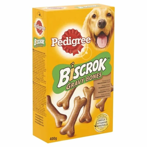 Pedigree Gravy Bone Marhahússal 400g – jutalomfalat kutyáknak