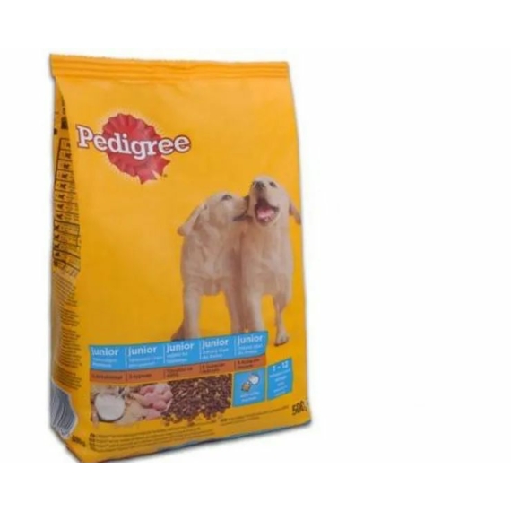 Pedigree Száraz Junior Medium Baromfi 500g – száraz kutyatáp