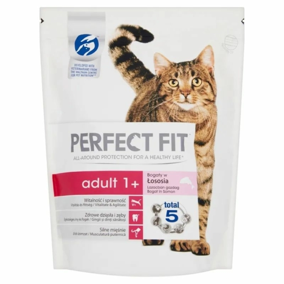 PERFECT FIT száraz Adult Lazac 750gr – száraz macskatáp