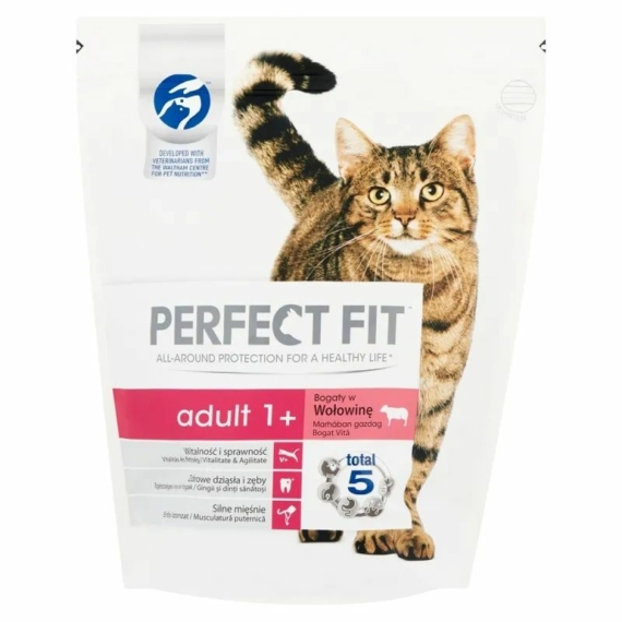 PERFECT FIT száraz Adult Marha 750gr – száraz macskatáp