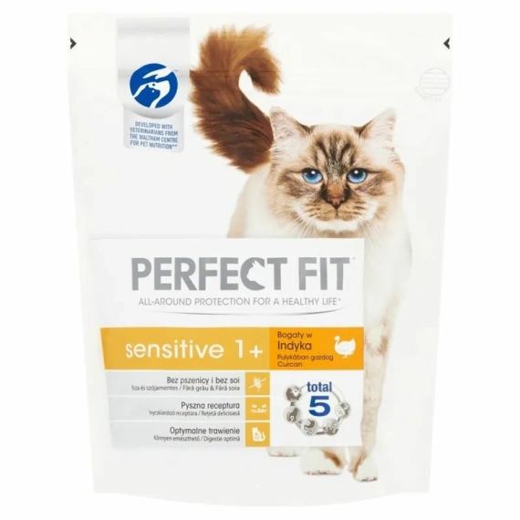 PERFECT FIT száraz Sensitive Pulyka 750gr – száraz macskatáp