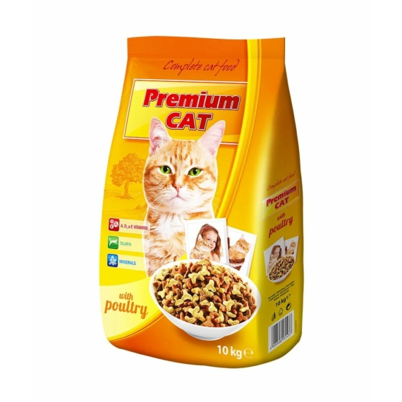 Prémium Cat Száraz Szárnyas 10kg – száraz macskatáp