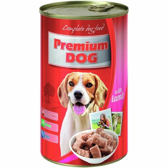Prémium Dog Konzerv Bárány 1240gr – konzerves kutyaeledel