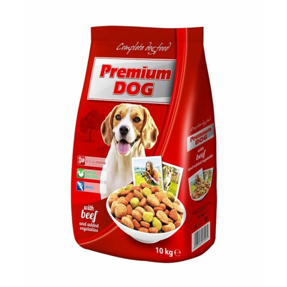Premium Dog Száraz Új Marha-Zöldség 10kg – száraz kutyatáp