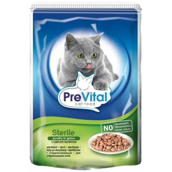 PreVital Alutasak Macska Steril 100gr – konzerves macskaeledel