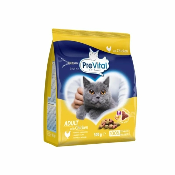 PreVital száraz Adult csirke 300gr – száraz macskatáp