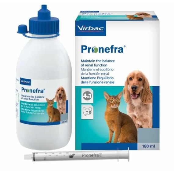 Pronefra szuszpenzió kutyáknak és macskáknak 180 ml – táplálékkiegészítő kutyáknak