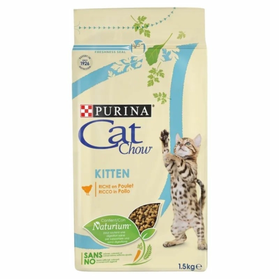 Purina Cat Chow Kitten Csirke 1,5kg – száraz macskatáp