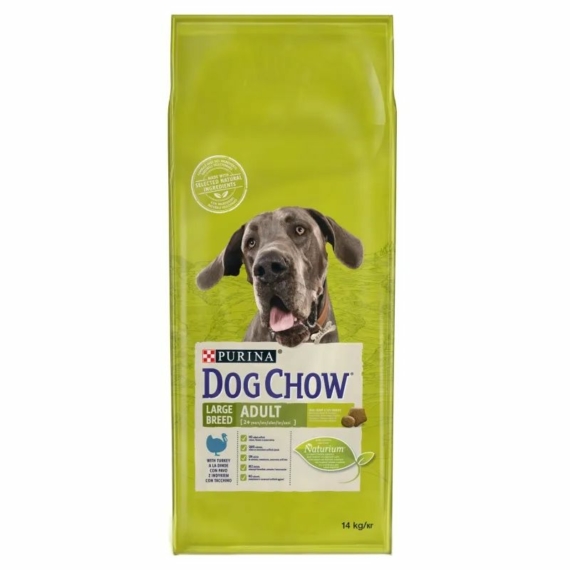 Purina Dog Chow Adult Large Breed Pulyka 14kg – száraz kutyatáp