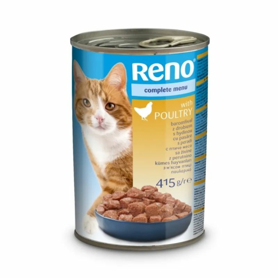 Reno konzerv Macska szárnyas 415gr – konzerves macskaeledel