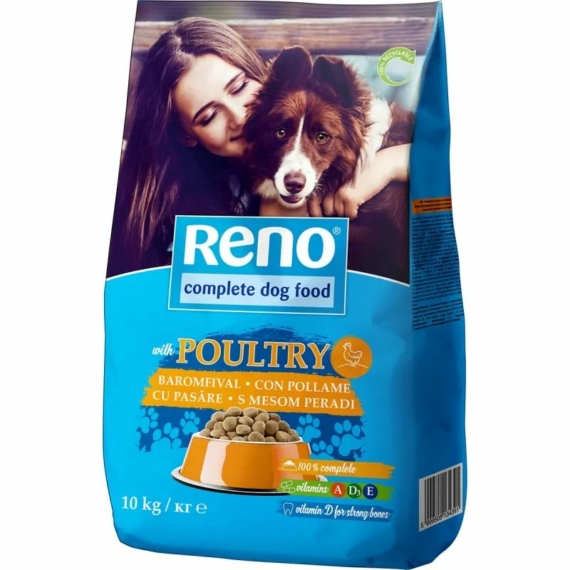 Reno Száraz Kutya szárnyas 10kg – száraz kutyatáp