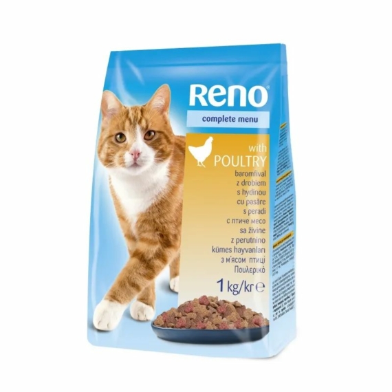 Reno Száraz Macska baromfi 1kg – száraz macskatáp