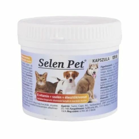 Selen Pet kapszula 120x – táplálékkiegészítő kutyáknak