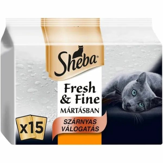 Sheba Mini 15x50gr szárnyas – konzerves macskaeledel