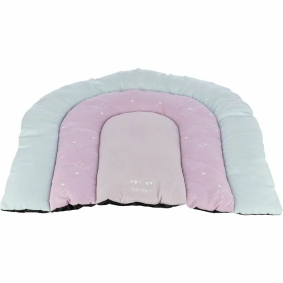 Szőnyeg junior patchwork 68x62cm menta/lila/pink