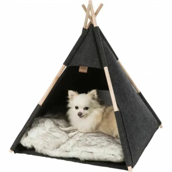 Trixie Bújó Tipi Sátor Filc 55x65x55cm, Antracit