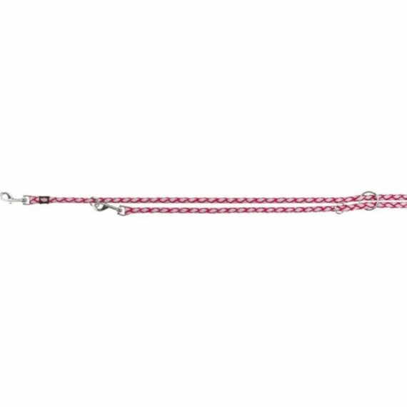 Trixie Cavo hosszabbítható fényvisszaverő póráz, L-XL: 2,00m/18mm fuchsia