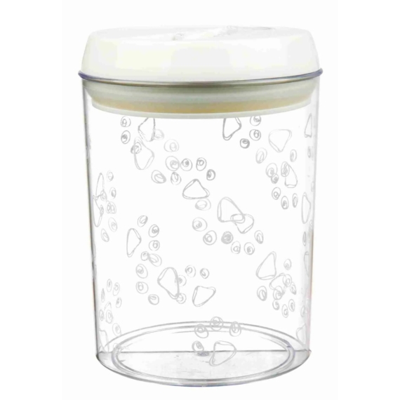 Trixie Eledeltartó Légmentes, Műanyag 1.5L/12x17,5cm Átlátszó/Fehér