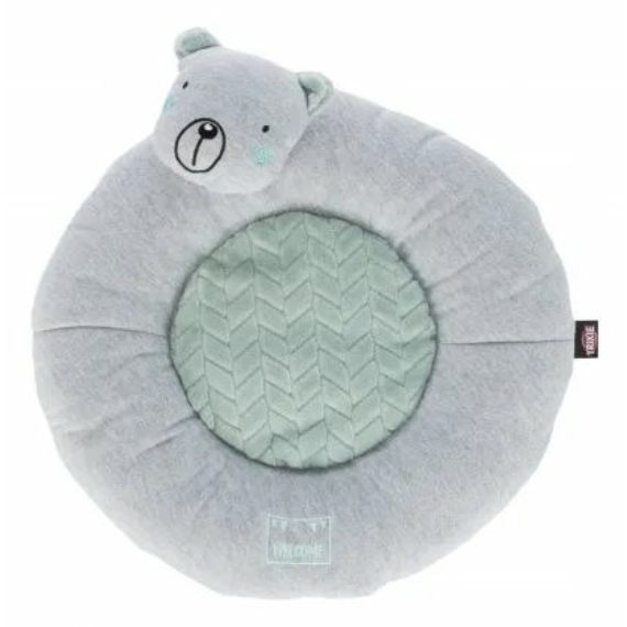 Trixie Fekhely Junior Mackóval 40cm Világosszürke/Világoslila