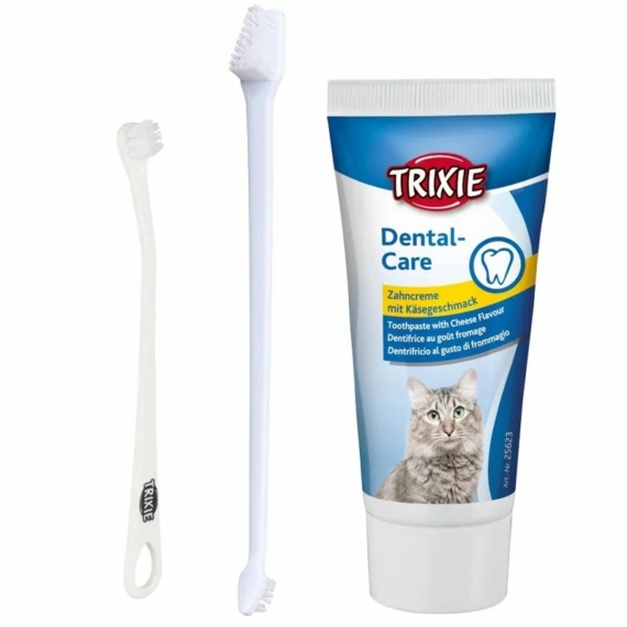 Trixie Fogkefe+krém szett macskának