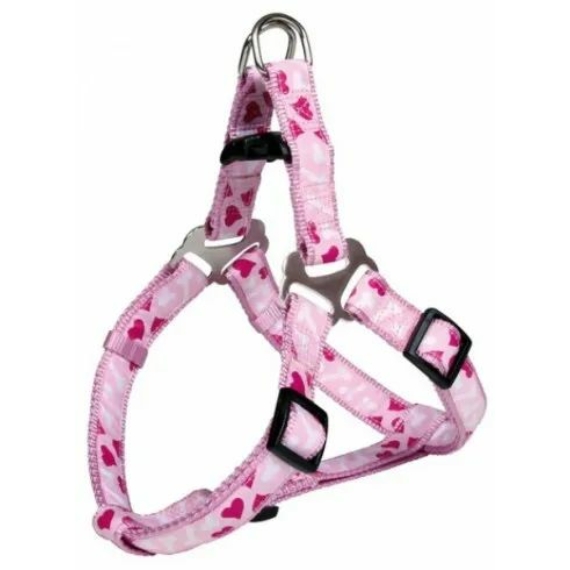 Trixie Hám Modern Art Rose Heart S-M 40-65cm/20mm pink