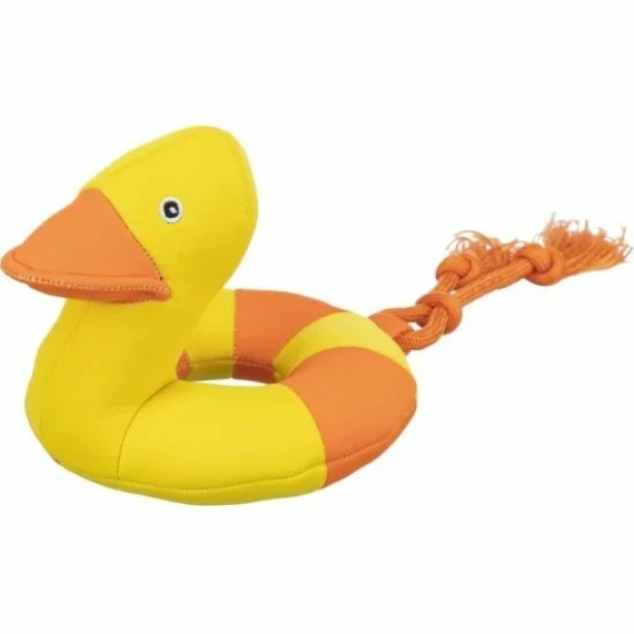 Trixie Játék Aqua Toy kacsa kötéllel 20cm/36cm – kutyajáték