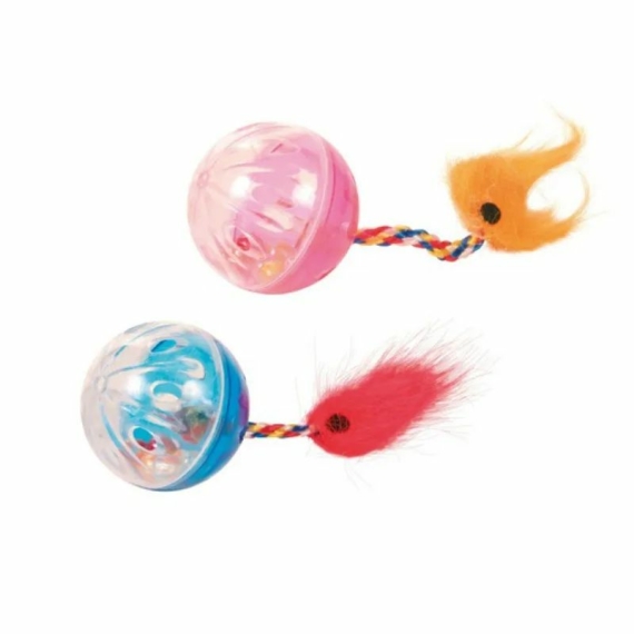 Trixie Játék Csörgő Labda Farokkal 4cm – kutyajáték