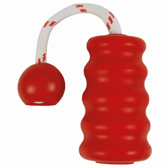 Trixie Játék Dog Activity Tömör Gumi Harang Kötéllel 9cm/22cm – kutyajáték