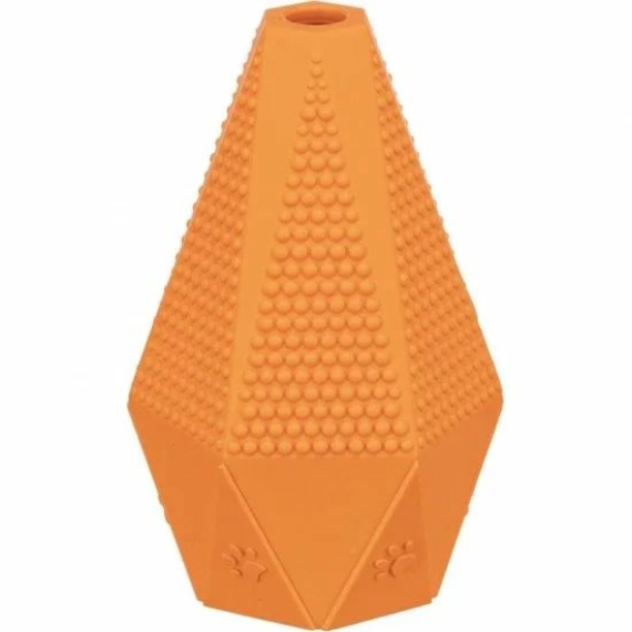 Trixie Játék gumi hatszög 10cm, narancssárga – kutyajáték