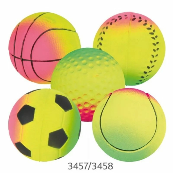 Trixie Játék gumi labda Neon 7cm – kutyajáték