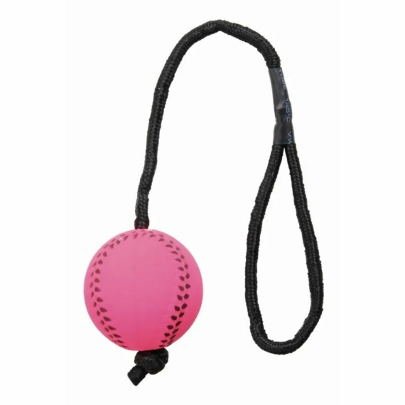 Trixie Játék Gumi Neon Labda Kötéllel 6cm/30cm – kutyajáték