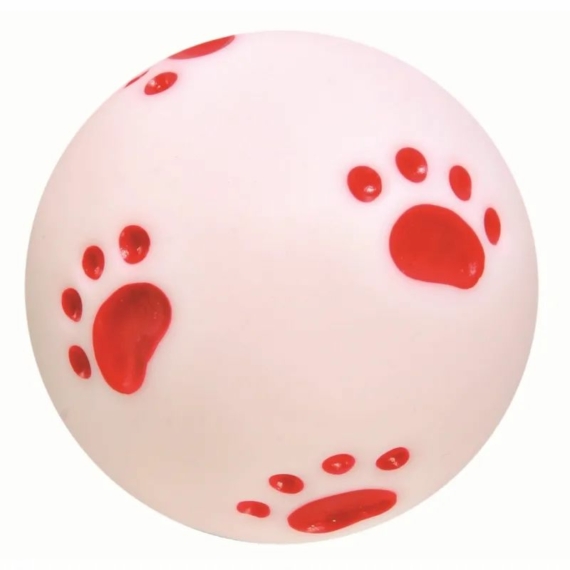 Trixie Játék Gumi Tappancs Mintás Labda 10cm – kutyajáték