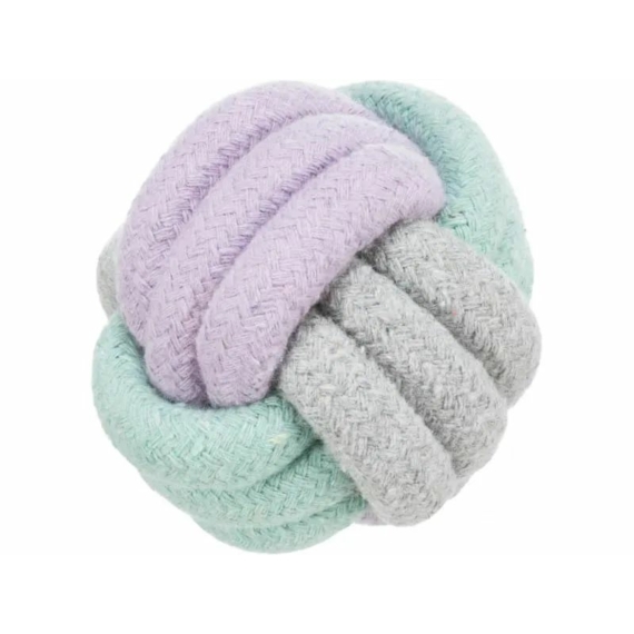 Trixie Játék Kötél Junior Csomós Labda, o 9 cm – kutyajáték