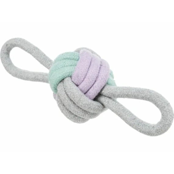 Trixie Játék Kötél Labda 2 Hurokkal,  o 9/25 cm – kutyajáték