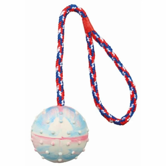 Trixie Játék Labda Kötéllel 30cm/6cm – kutyajáték