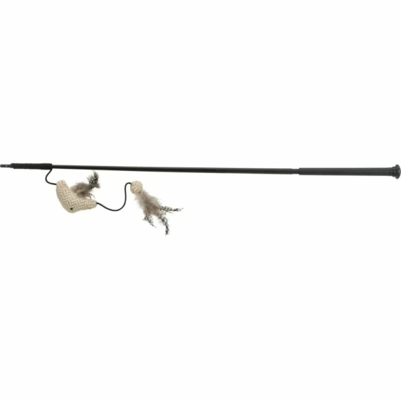 Trixie Játék Macska Pálca XXL Hal Figurával, Macskamentával 65cm – kutyajáték