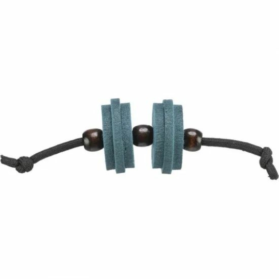 Trixie Játék macskának CityStyle súlyzó kötélen filc/fával 13cm – kutyajáték