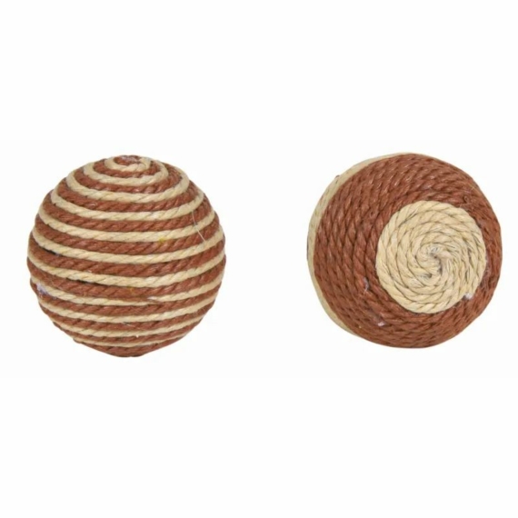 Trixie Játék Macskának Labda 4cm Barna/Bézs – kutyajáték