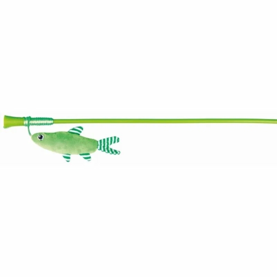 Trixie Játék Macskának Pálca Plüss Hallal 42cm – kutyajáték