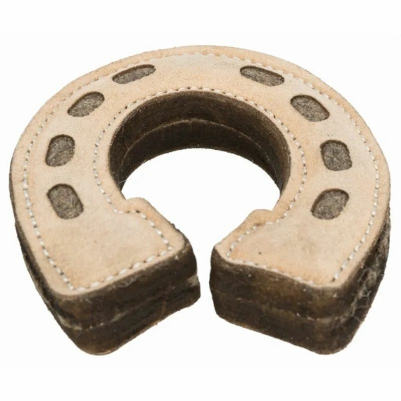 Trixie Játék Patkó Bőr/Gyapjú 15cm – kutyajáték