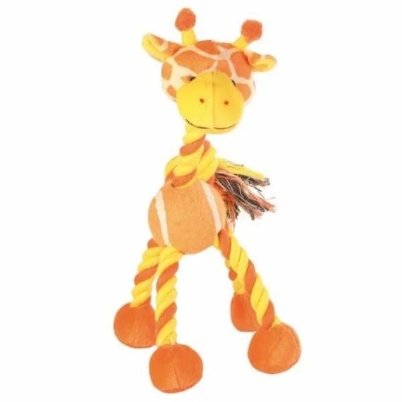Trixie Játék Plüss Figurák Teniszlabdával 28cm – kutyajáték