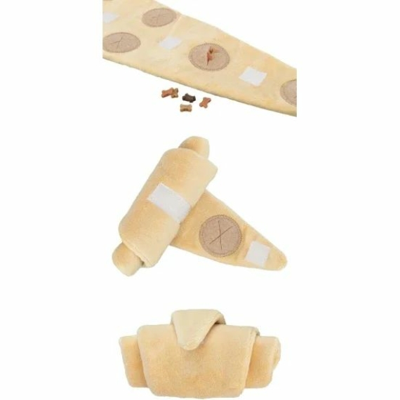 Trixie Játék Snack Croissant, Plüss, 40cm – snack kutyáknak