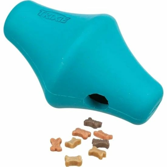 Trixie Játék Snack-spinner Gumi, 12cm, Olajzöld – snack kutyáknak
