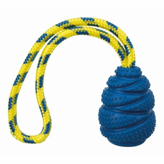 Trixie Játék Sporting Tömör Gumi Harang Kötéllel 7cm/25cm – kutyajáték
